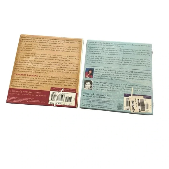 The Perfect Lover and The Ideal Bride Stephanie Laurens audio books, nwt - Picture 2 of 2